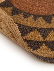 Vloerkleed Sahara jute rond | Benuta