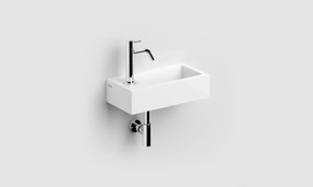 Clou Flush 3 fontein solid surface 36cm links wit mat