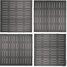 Terrastegel composiet 100 x 100 cm FSC antraciet (24 mm) massief