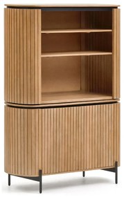 Kave Home Licia Half Open Buffetkast Met Latjes - 120x45x170cm.