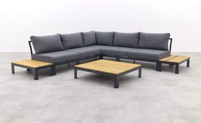 Avalounge loungeset - Aluminium/teakhout - 2-delig