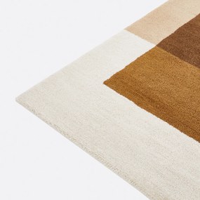 Wollen vloerkleed, ongestructureerd patroon, Kimto
