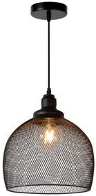 Lucide Mesh hanglamp 28cm 1x E27 zwart