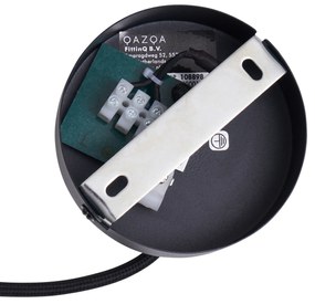 Japandi hanglamp zwart met bamboe- Kea