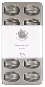 Madeleinevorm, metaal, 40 x 20 cm