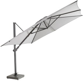 4 Seasons Outdoor Siesta parasol 300 x 300 cm mid grey antraciet frame  Parasol    antraciet weerbestendig