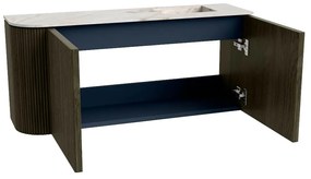 Mondiaz Joya DLux 90cm toiletmeubel ronding links shadow met wastafel faye rechts 1 kraangat frappe