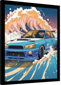 Ingelijste poster Wave Collection - Wave Cars Scooby
