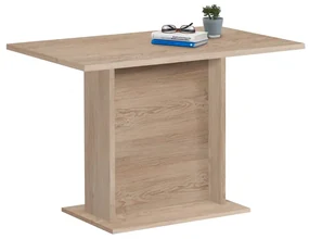 FMD Eettafel 110 cm eikenkleurig