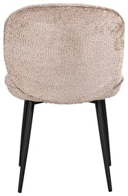 Richmond Interiors Kiki Luxe Eetkamerstoelen Teddy Naturel (set Van 2)