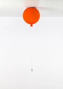 Brokis -   Plafondlamp  Memory Oranje geëtst / Zilver  Glas