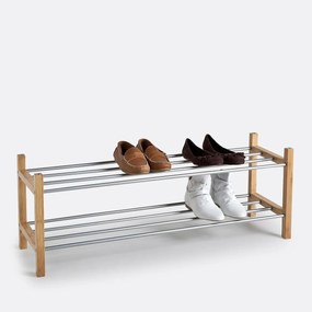 Opbergsysteem voor schoenen Bamboo, 2 planken