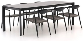 Manifesto Cavone/Sestino 220cm dining tuinset 7-delig stapelbaar