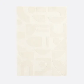 100% wollen vloerkleed met grafisch motief, Melko
