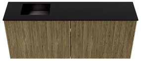 Mondiaz Joya 100cm toiletmeubel dusk met wastafel faye links 1 kraangat urban