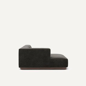 Linker hoekbank chenille fluweel, Jacopo