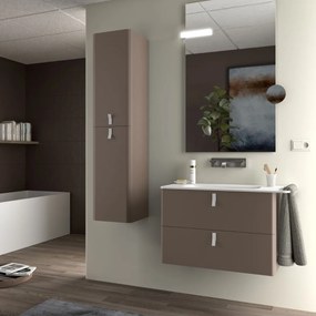 Muebles Unique badmeubel 80cm castano met witte grepen