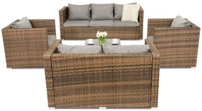 Roma Coffee 7 Tuinpunt bruin technorattan tuinmeubelen