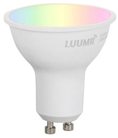 Smart wandlamp zwart van kunststof incl. 2 Wifi GU10 - Baleno
