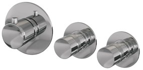 Brauer Chrome Edition inbouw badkraan met badvulcombinatie en 3 standen handdouche chroom