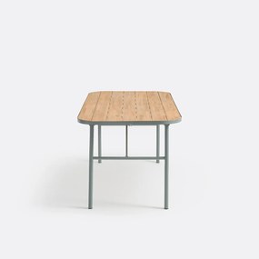 Tuintafel in acacia met inklapbare poten, Hanso