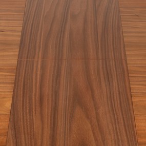 Zuiver Twist Round Walnut Walnoot Eettafel Uitschuifbaar 120-160 Cm - 120 X 120cm.