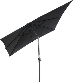 Garden Impressions Lotus stokparasol 250x250 - donker grijs