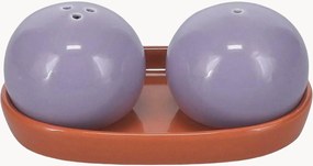 Zout- & peperstrooier Duo van steengoed, 3-delig