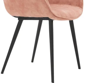 Goossens Basic Eetkamerstoel Ebi, Met arm