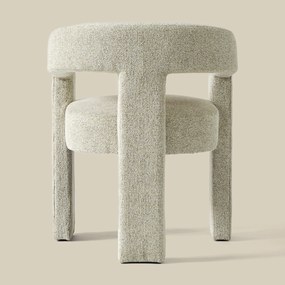 Wabi Sabi Eetkamerstoel Beige Volledig Stof