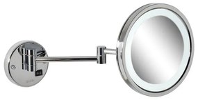 Geesa Mirror Scheerspiegel LED-verlichting 2-armig 3x vergrotend ø 215 mm Chroom 911093