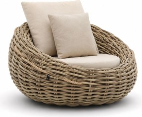 Tuinstoel Wicker Zand/Beige Apple Bee Cocoon