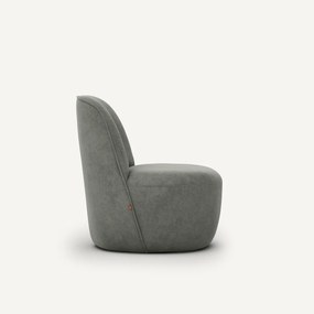 Fauteuil in stonewashed fluweel, Rosebury