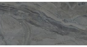 Cifre Ceramica Luxury wand- en vloertegel - 60x120cm - gerectificeerd - Natuursteen look - Dark gepolijst (zwart) SW07314665