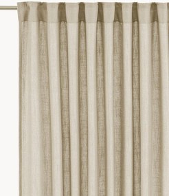 Ondoorzichtige gordijnen met meerdere banden Cecil, 2-delig, B 145 cm