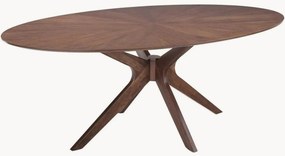 Ovale houten eettafel Tallinn, 190 x 110 cm