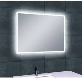 Wiesbaden Quatro spiegel rechthoek met LED, dimbaar en spiegelverwarming 80 x 60 cm 38.4111