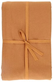 Tafelkleed, GOTS bio-katoen, amandelbruin, 145 x 300 cm