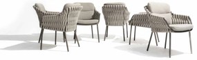 4 Seasons Outdoor Montera tuinstoel terre  Tuinstoel    bruin weerbestendig