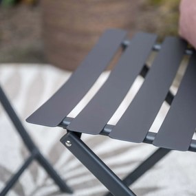 Garden Impressions Pisa bistro tuinset 3-delig - donker grijs