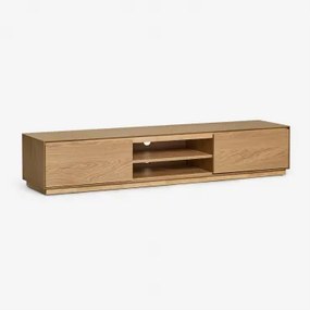 Tv-meubel 180x40 Cm In Mdf Burundi Eikenhout - Sklum