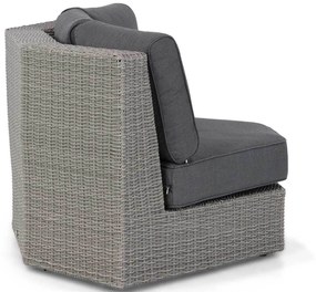 Dining Loungeset 5 personen Wicker Grijs  Garden Collections New Castle