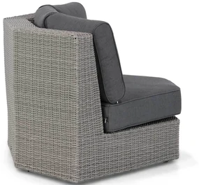 Hoek loungeset 5 personen Wicker Grijs  Garden Collections Oxford