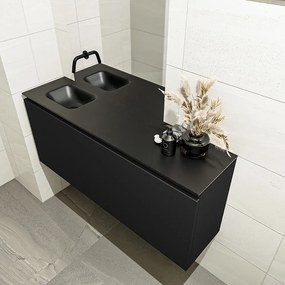 Mondiaz Olan 120cm toiletmeubel urban met wastafel urban links geen kraangat