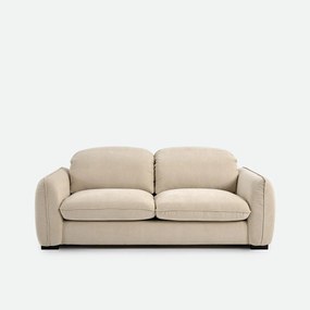 3-zits slaapbank in gemêleerd polyester, met hoofdsteunen, ISLA