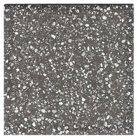 Terre d'Azur Terrazzo vloertegel 20x20cm zwart