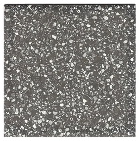 Terre d'Azur Terrazzo vloertegel 20x20cm zwart