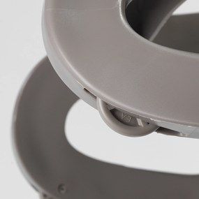 Nardi 4 x Ligbed - Alfa - Wit/Taupe - Kunststof - Nardi