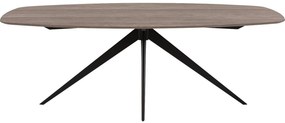 Goossens Excellent Eettafel Uniek, Semi ovaal 200 x 110 cm