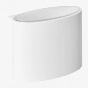 Led-wandlamp Voor Buiten In Aluminium Met 2 Lichtpunten Birelo Wit - Sklum